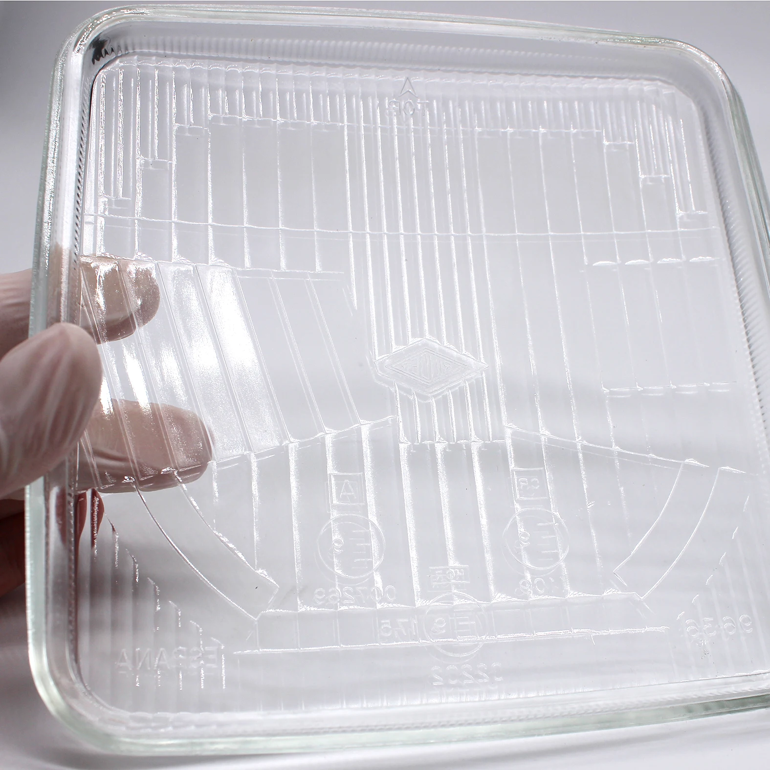 Custom OEM Waterproof Optical Glass Clear Automotive Light Cover Lens High Precision Durable Molded