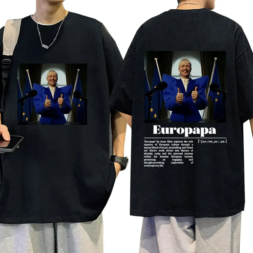 

Joost Klein Europapa 2024 s Song Contest T Shirt Men Women Fashion Harajuku T-shirt 100% Cotton Short Sve T-shirts