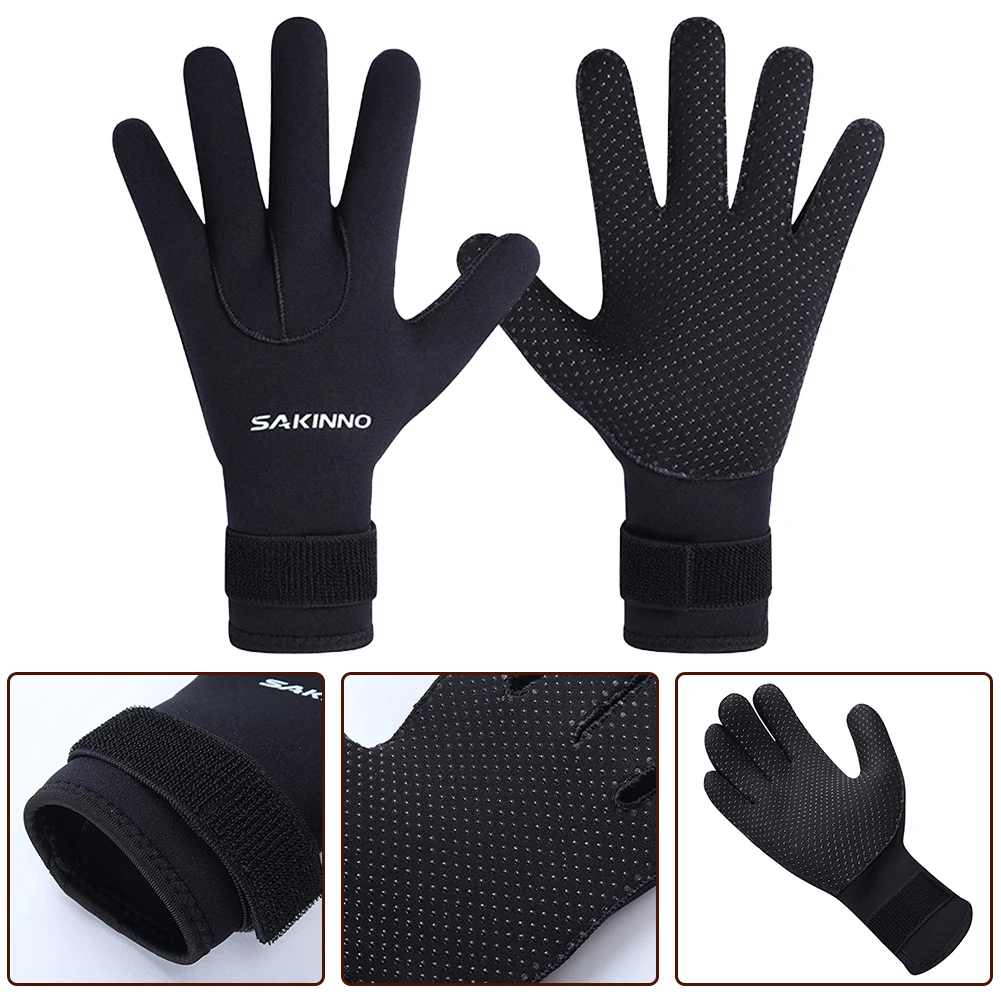 Men Wetsuit Gloves Motorboats Product Name All Kinds Of Wading Activities Blind Stitching Process Surfing Brightness