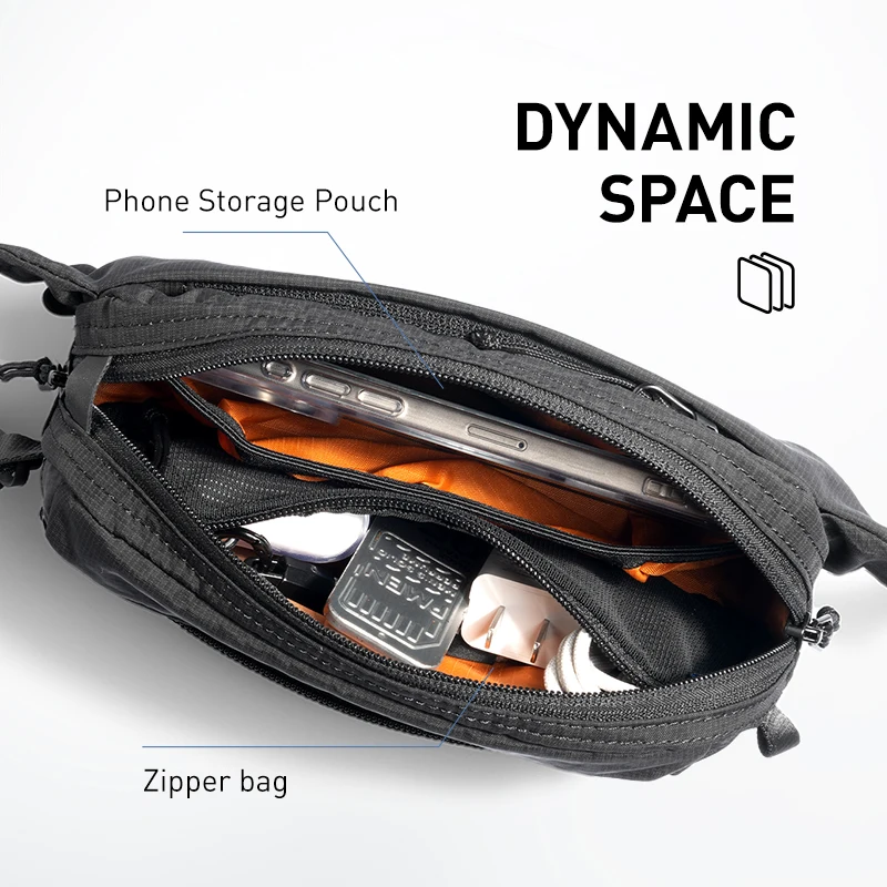 2026 NEW Anti-Theft Sling Bag Lightweight Crossbody bag for Men Women Small Chest Shoulder Bags with RFID Blocking Security sacs view 2