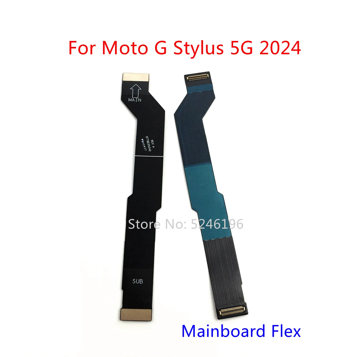 

1 шт., гибкий кабель для зарядки основной платы для Motorola Moto G Stylus 5G 2024 XT2419-1, запасная часть.
