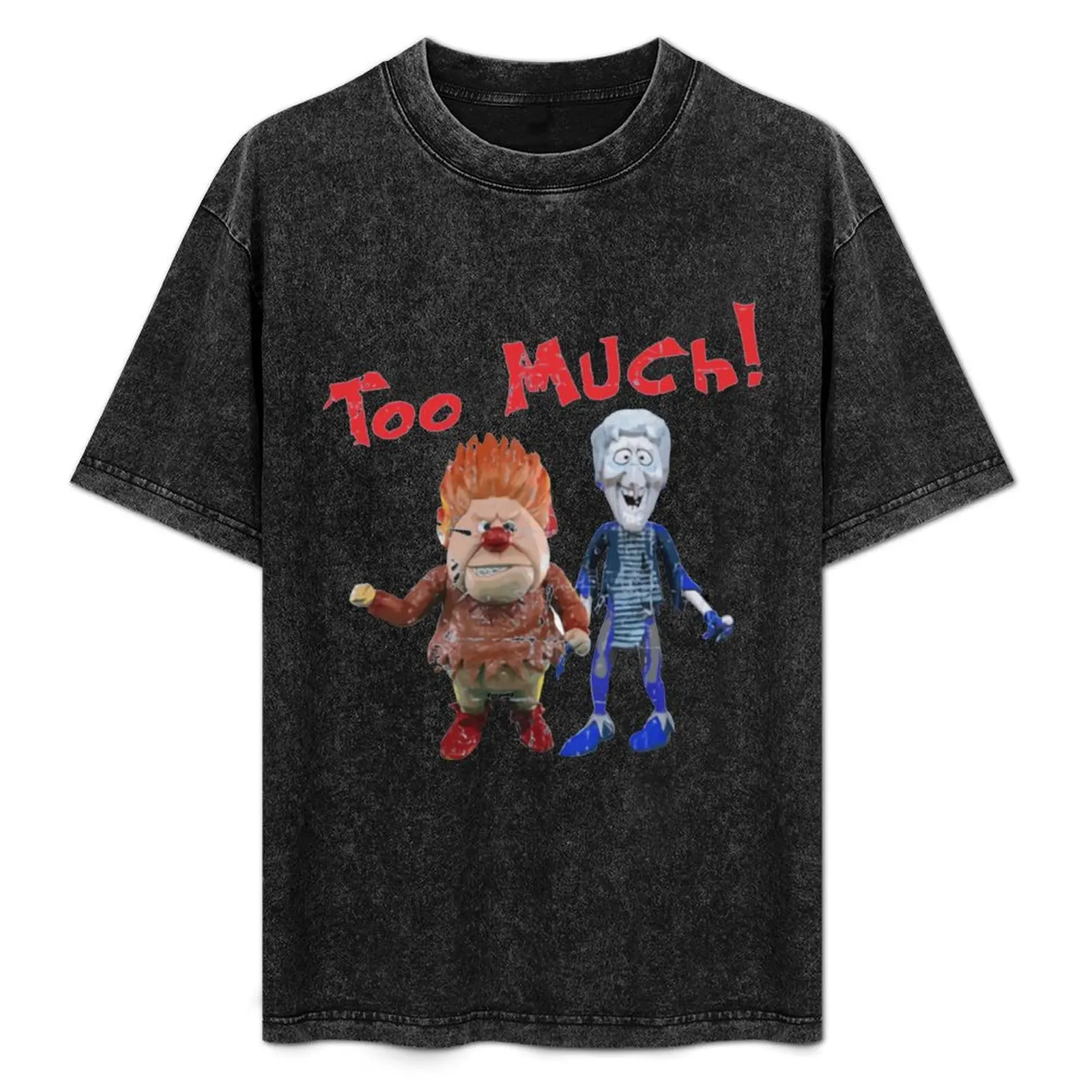 

Heat Miser and Snow Miser from The Year Without a Santa T-Shirt Work Utility Casual Tee Shirt