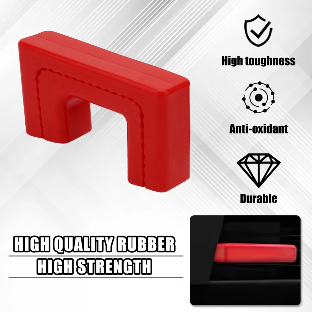 2PCS Trailer Hook Protective Cover For Tesla Cybertruck 2024 2025 Front Bumper Silicone Waterproof Tow Hook Decoration Shell