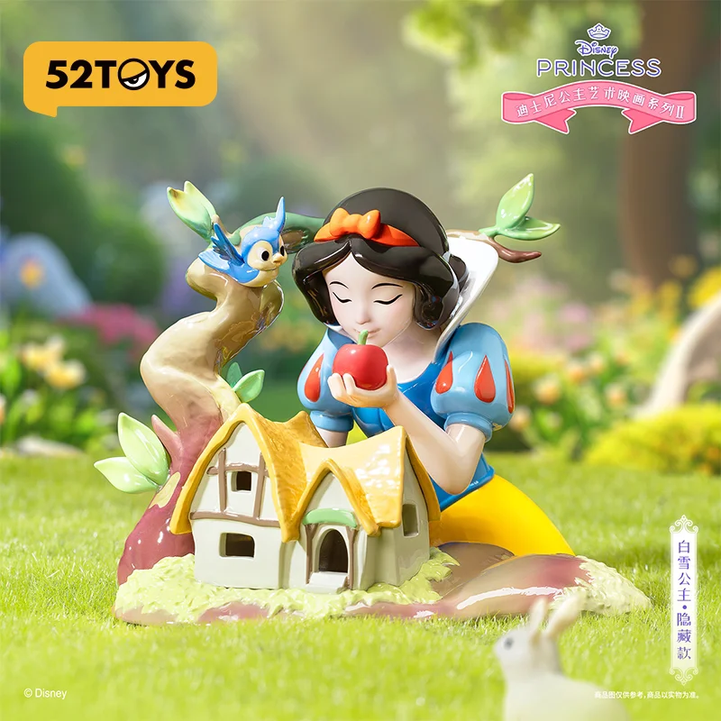 Disney Princess Art Gallery 2 Generation Series Blind Box Toys Cute Snow White Aurora Mulan Mystery Box Dolls Girls Xmas Gift