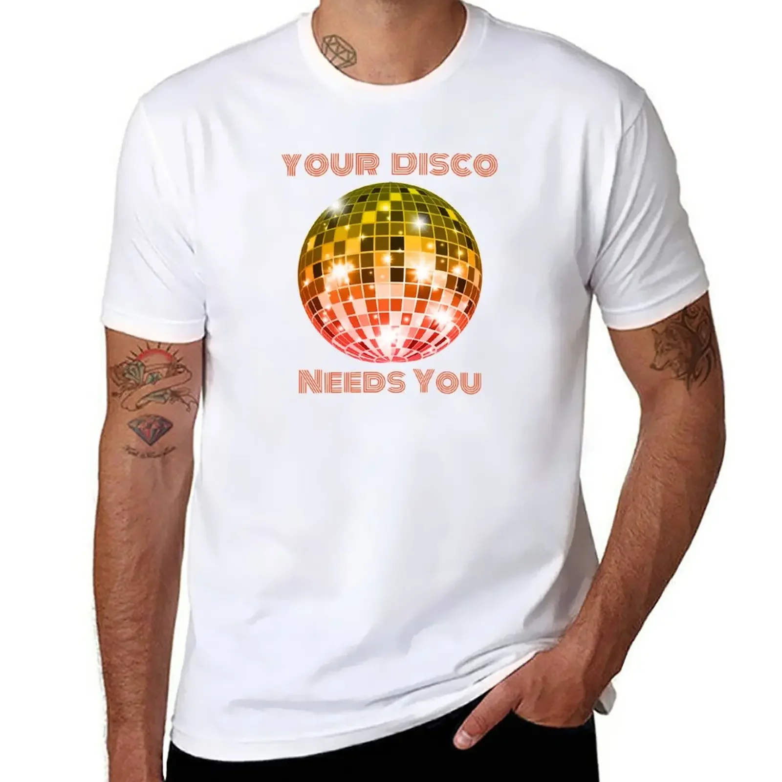 

Best Selling Your Disco Needs You T-Shirt vintage animal prinfor boys men clothings