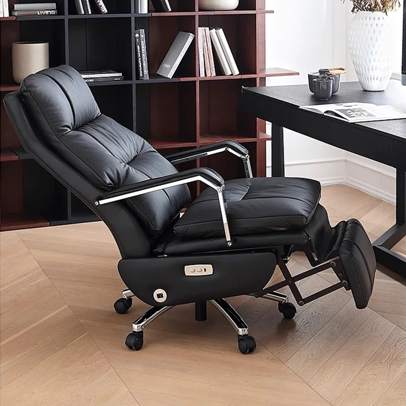 Luxairy Recliner Office Chair Support Rotating Fancy Executive Designer Chair Massage Modern Chaise De Bureaux Office Furniture