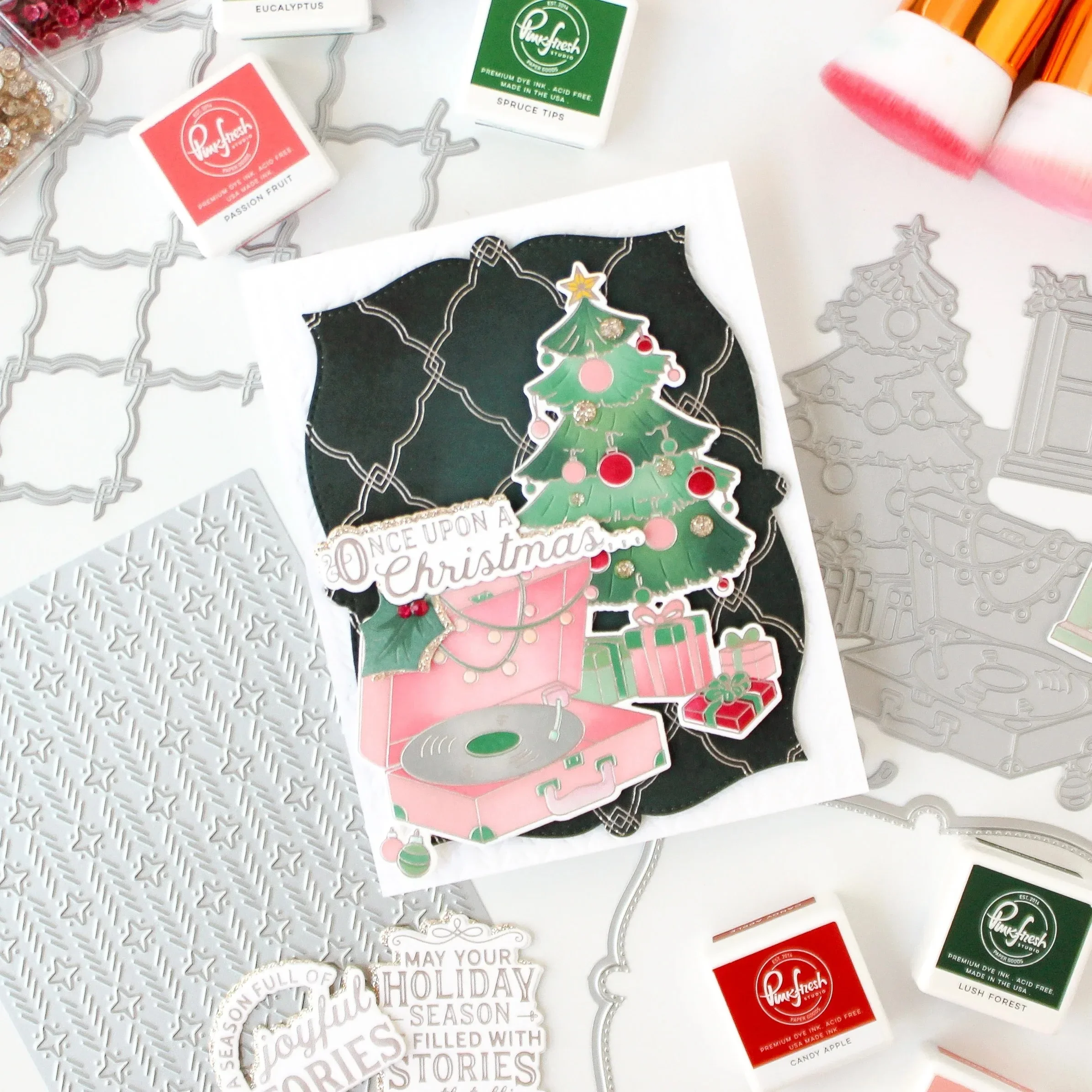 Tied With Cheer Cutting Dies  Stencil Hot foil  Scrapbook Diary Decoration Stencil Embossing Template DIY Greeting Card 2025