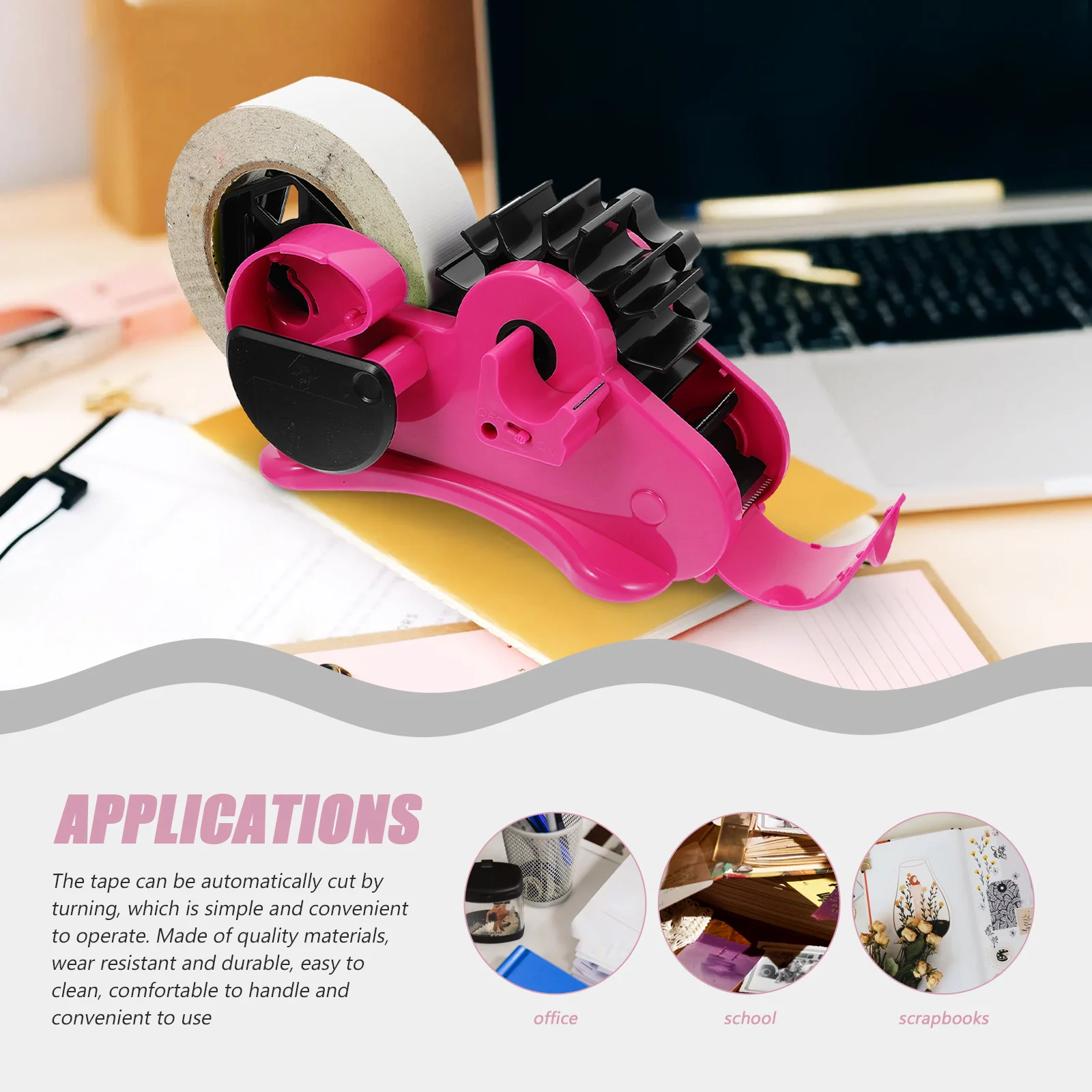 Tape Holder Cutting Tool Multi-function Dispenser Major Practical Desktop Heat for Sublimation Abs Trustworthy