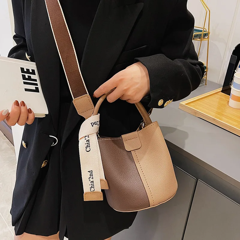 Handbag Making Kit DIY Leather Bucket Bag Handmade Handbag Shoulder Bag Craft Tote Bag for Women Bag Accessories Custom