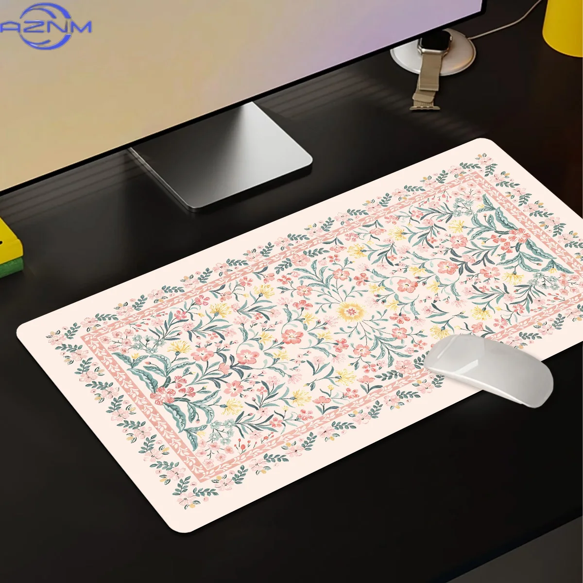Gaming mouse pad offers ultra-smooth glide. Thick anti-slip rubber prevents shifting during games.  Wear-proof edges for long-ti