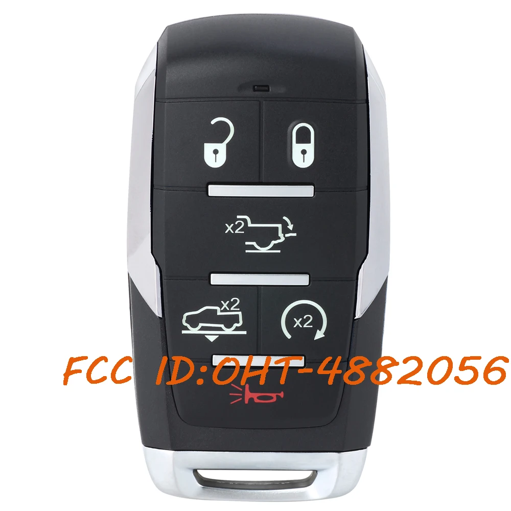 

KEYECU OHT-4882056 Умный дистанционный брелок без ключа для Dodge Ram 1500 Pickup 2019 2020 2021 2022 2023 2024 68442912 68312808