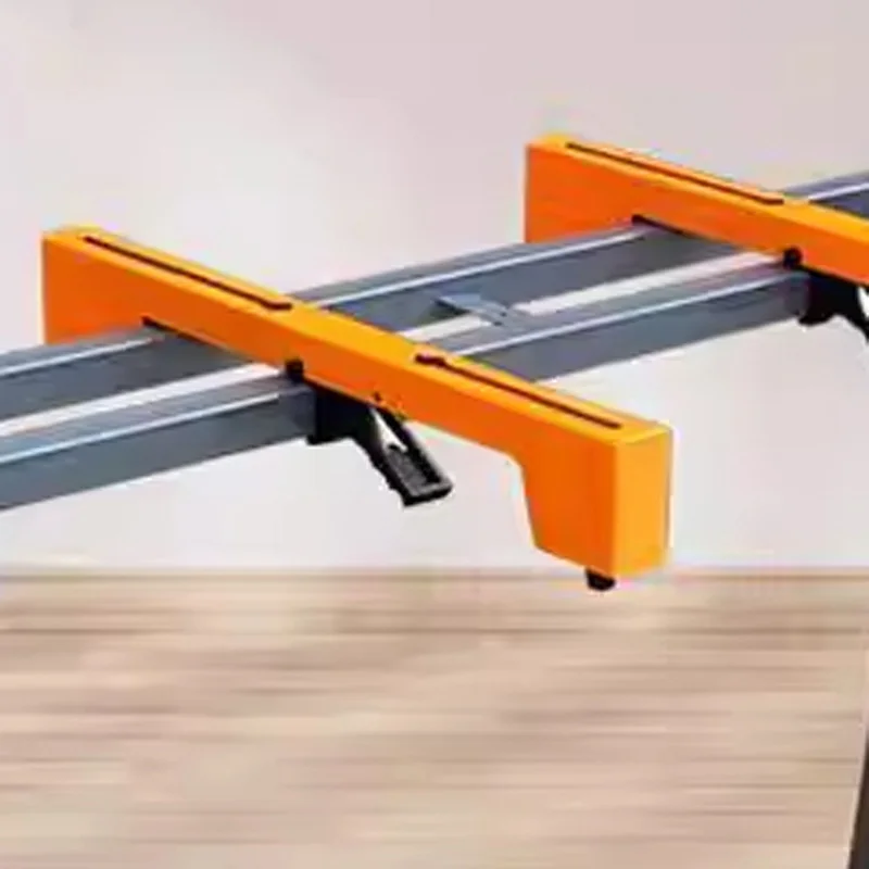 Mitre Saw Stand with Clamp Folding Woodworking Stand Steel Mitre Saw Stand Adjustable Length and Height