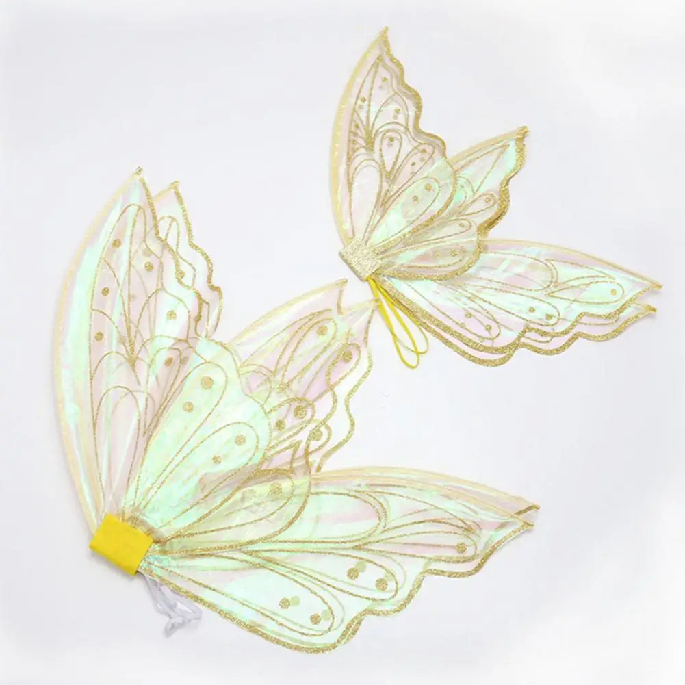 Fairy Costume Accessories Set Enchanting Fairy Costume Set with Butterfly Wings Floral Garland Elf Ears for Adults Girls Magical