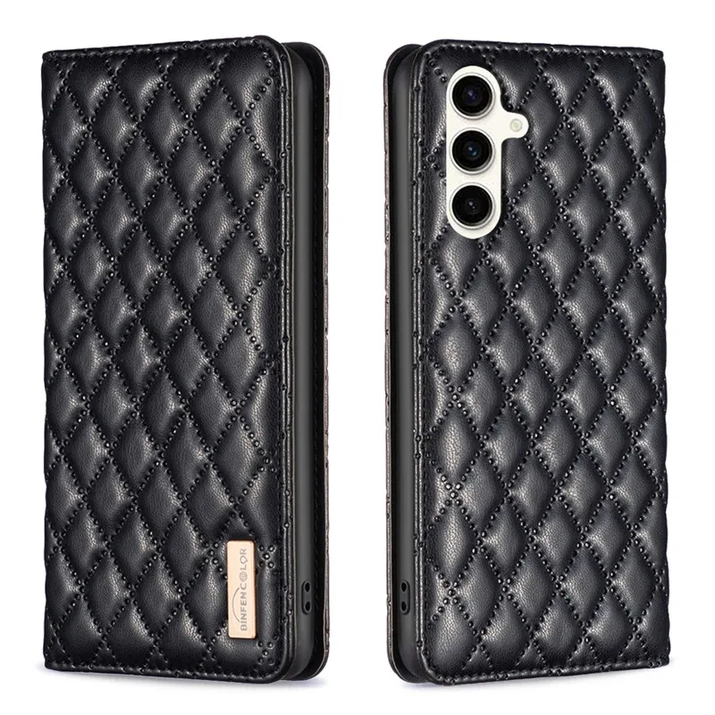 Wallet Leather Magnetic Phone Case For Samsung Galaxy S24 FE S23 Ultra S22 Plus S23FE S24FE 5G Cqoue Skin Friendly Flip Cover