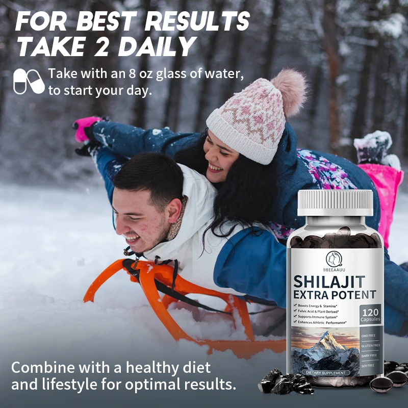 BBEEAAUU Organic Shilajit Capsule 84 Ionic Trace Minerals Improve Memory,Cognitive Abilities and Hormonal Balance for Men &Women