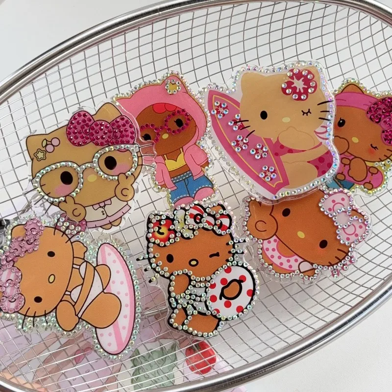 

Hello Kitty Stand Cute Cartoon Suitable for Any Phone Airbag Stand Lazy Products Desktop Accessories Student Gift Wholesale