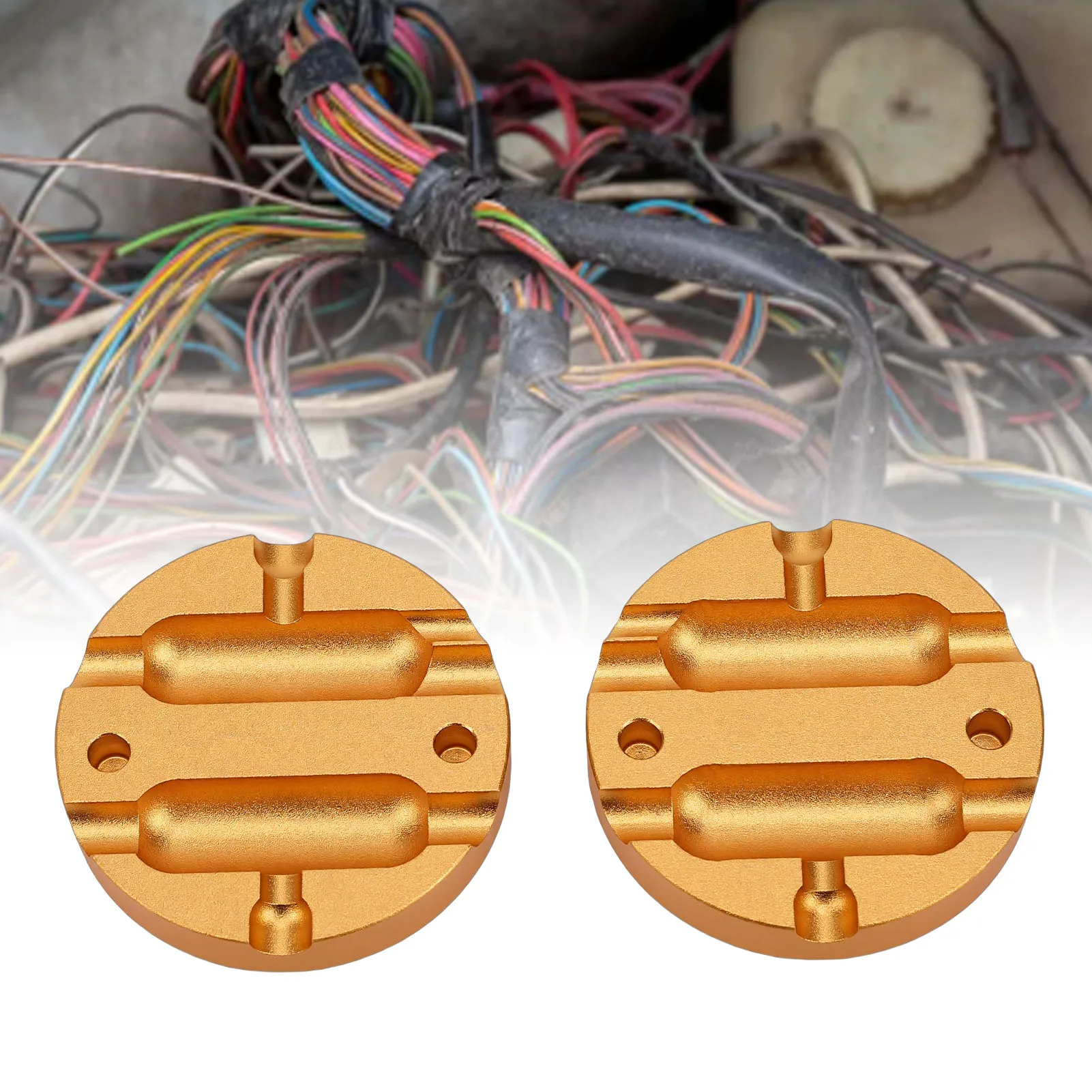 Dual Cavity Butt Connector Mould 12-10AWG Weatherproof Terminal for Sealant Sticks Hot Melt Glue Gun Electrical Automotive