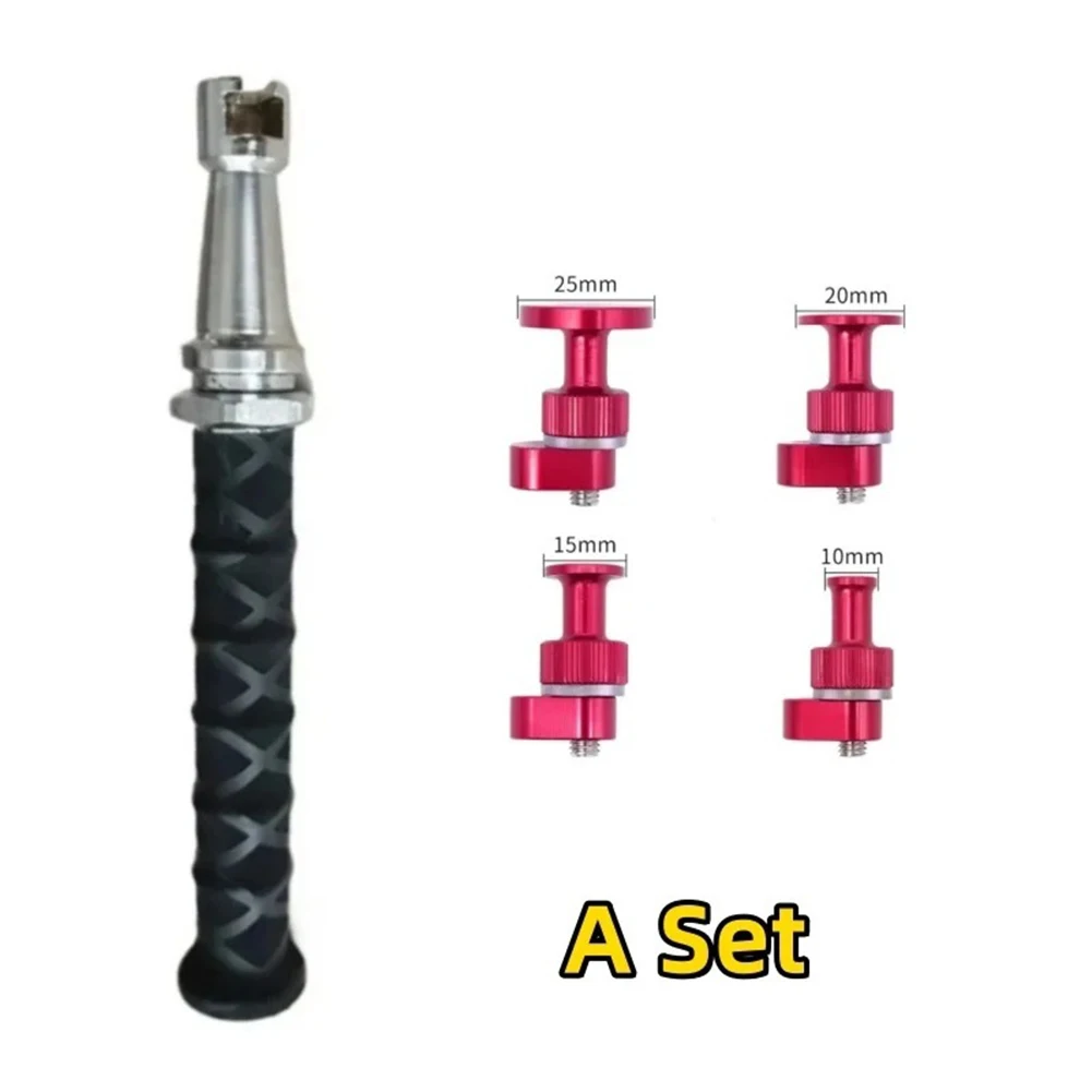 27-38CM Built-in Spring Telescopic Small Pull Hammer Car Dent Repair Sliding Hammer Anti-Skating Hail Pull Hammer Tools Metal