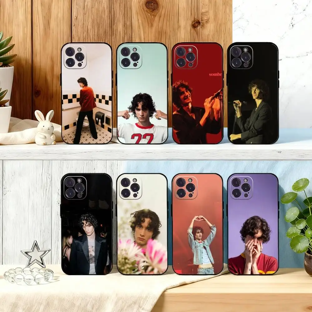 

B-Back to Friends-S-Singer S-Sombr Phone Case For iPhone17,16,15,14,13,12Plus,Pro Max,XS,5G Soft Silicone Black Cover