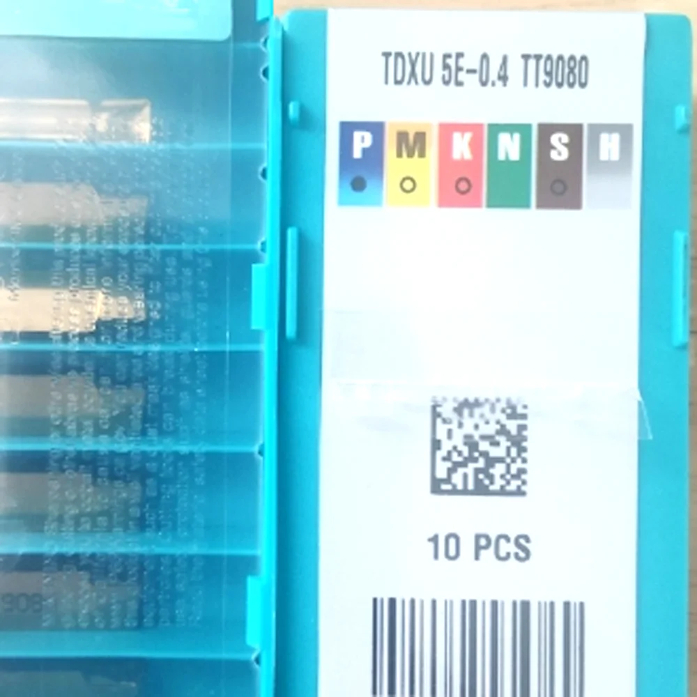 Original Lathe Carbide Inserts TDXU2E-0.3 TDXU3E-0.3 TT9030 TDXU4E-0.4 TT9080 TDXU5E-0.4 TDXU6E-0.4 Cut-off Cutter Milling Tools