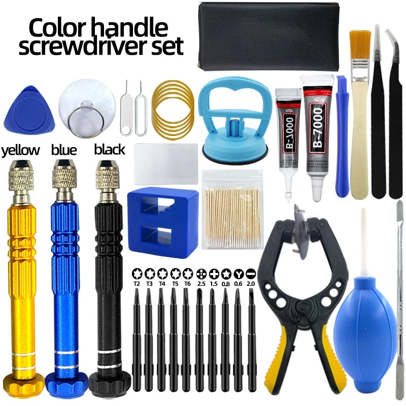 Outil de réparation de téléphone portable, tournevis, démontage de batterie de tablette, ouverture d'écran, nettoyage de la poussière, démontage, petit pentagone