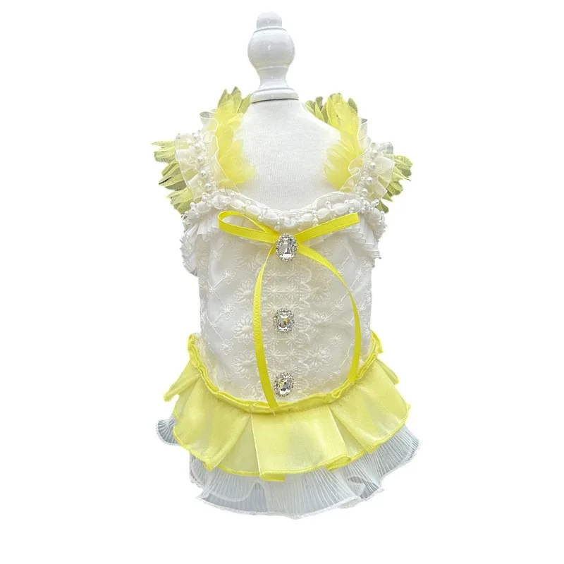 

Cat Puppy Small Dog Dress Summer Pet Apparel Chihuahua Yorkshire Terrier Pomeranian Shih Tzu Maltese Clothing Girl Dog Clothes