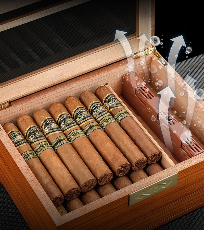 2026 New Cigar Humidor Humidif - đánh giá và giá Home Fragrance Maple Walnut