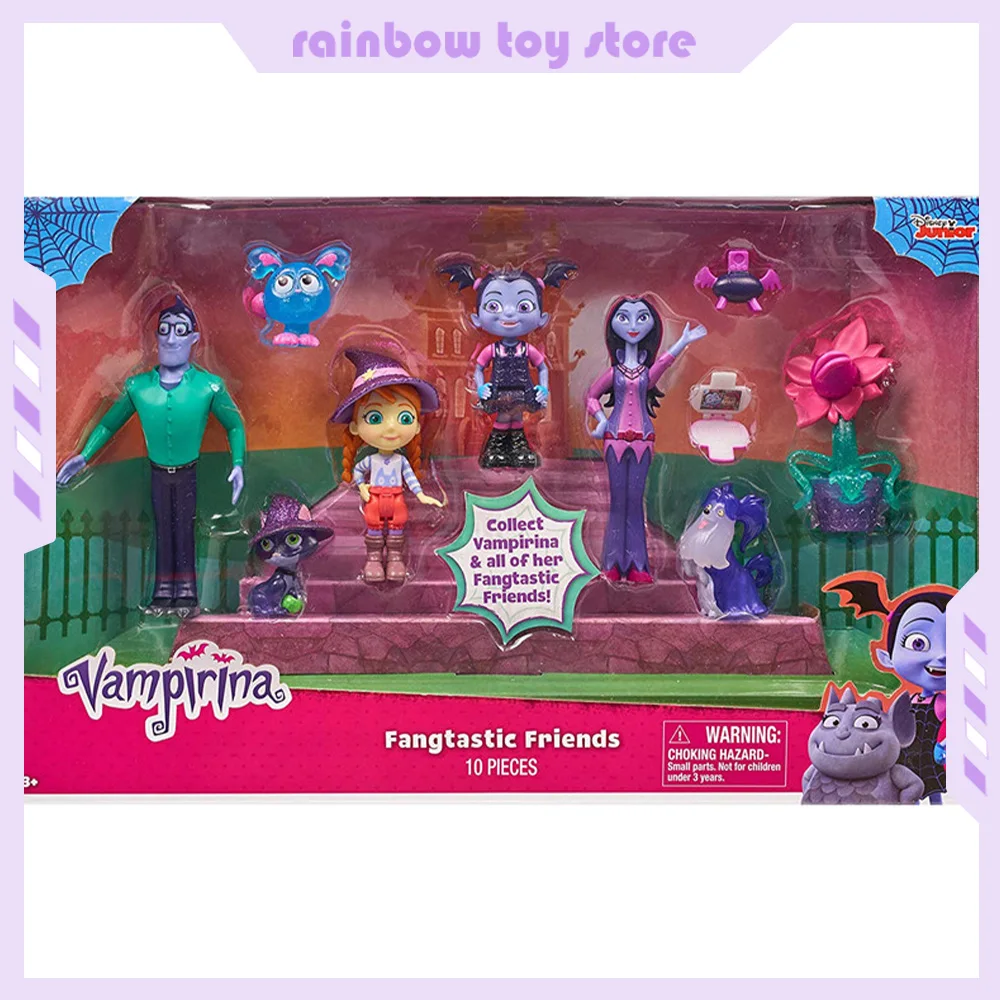 10pcs Vampirina anime figures Vampire girl  Nana action figure Room Decoration halloween Ornament Christmas Gift For Kids Toys