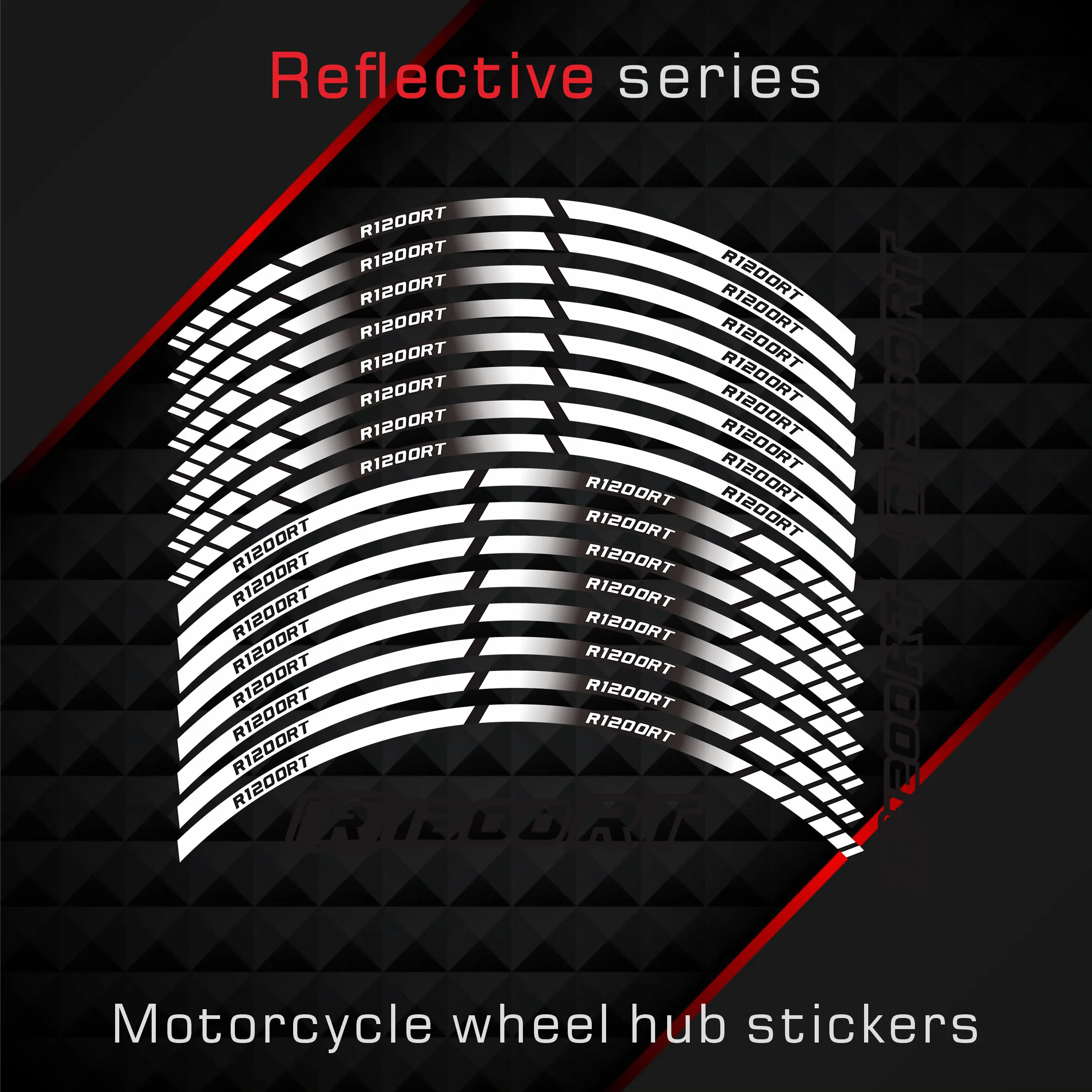 Per R1200RT parti del motociclo Contour Wheel Decoration Decal Sticker R1200 RT R 1200 RT