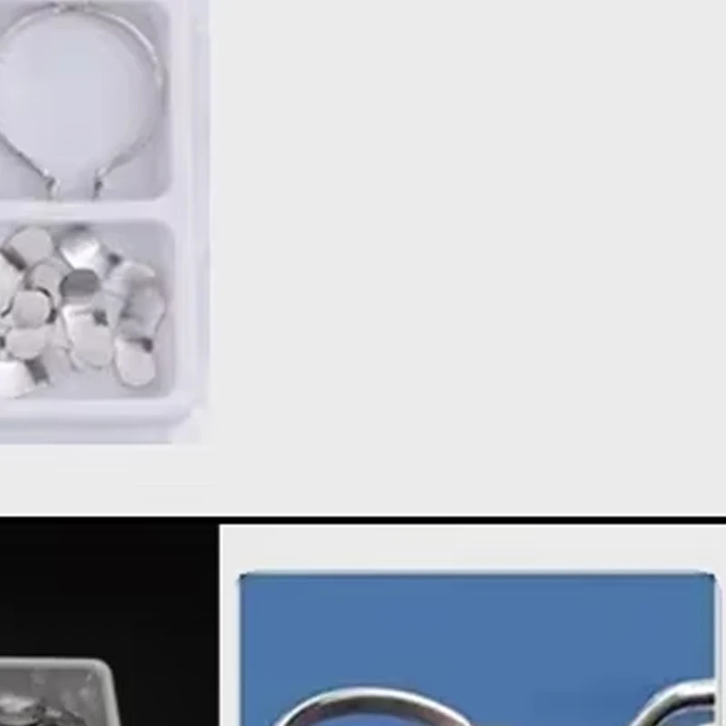 Dental Matrix Contoured Bands Kit Stainless Steel Sectional Rings Orthodontic Shaping Dental Lab Kit