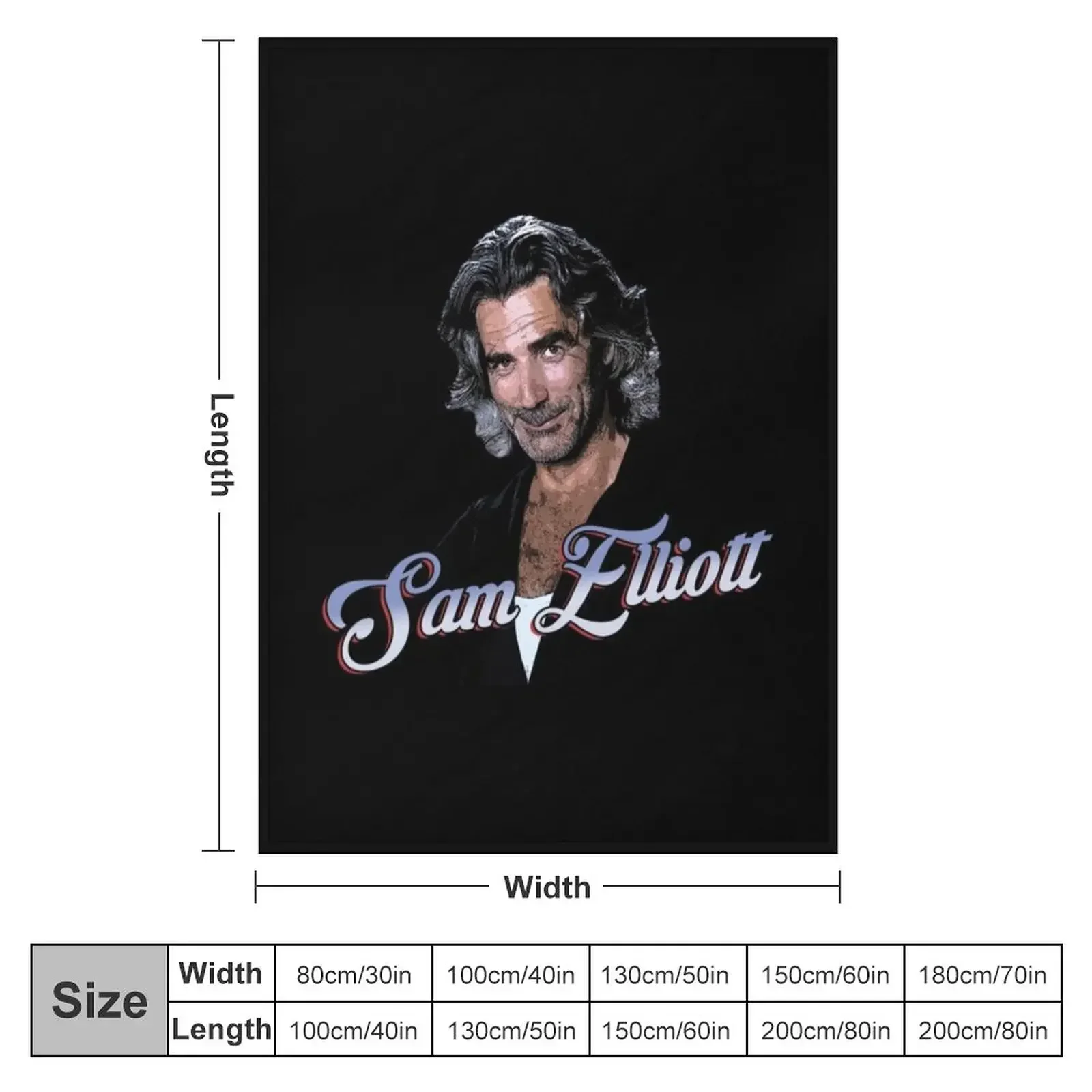 Sam Elliott Throw Blanket Sofa Throw Shaggy Blankets