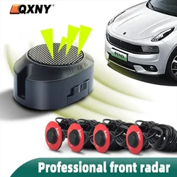 Professional Front Parking Sensor Kit Prefix Concealed Built-in Flat Parktronic Assistant System Not Reversing Backup Radar