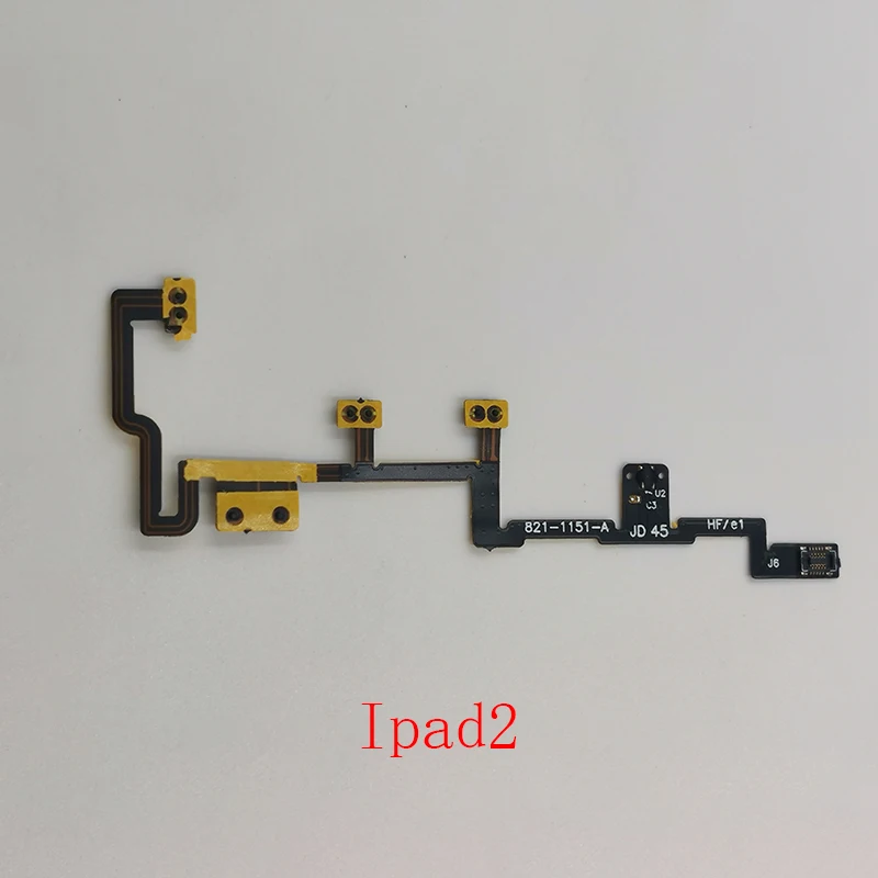 Power Switch Volume Button On/Off Flex Cable For iPad 2 3 4 IPad2 A1395 A1396 A1397 IPAD3 A1416 A1430 IPAD4 A1458 A1460 Mute Key