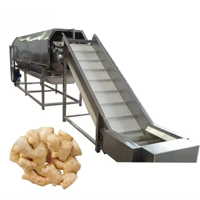 Wasmachine voor fruit- en groentetrommel / roterende trommelwasmachine