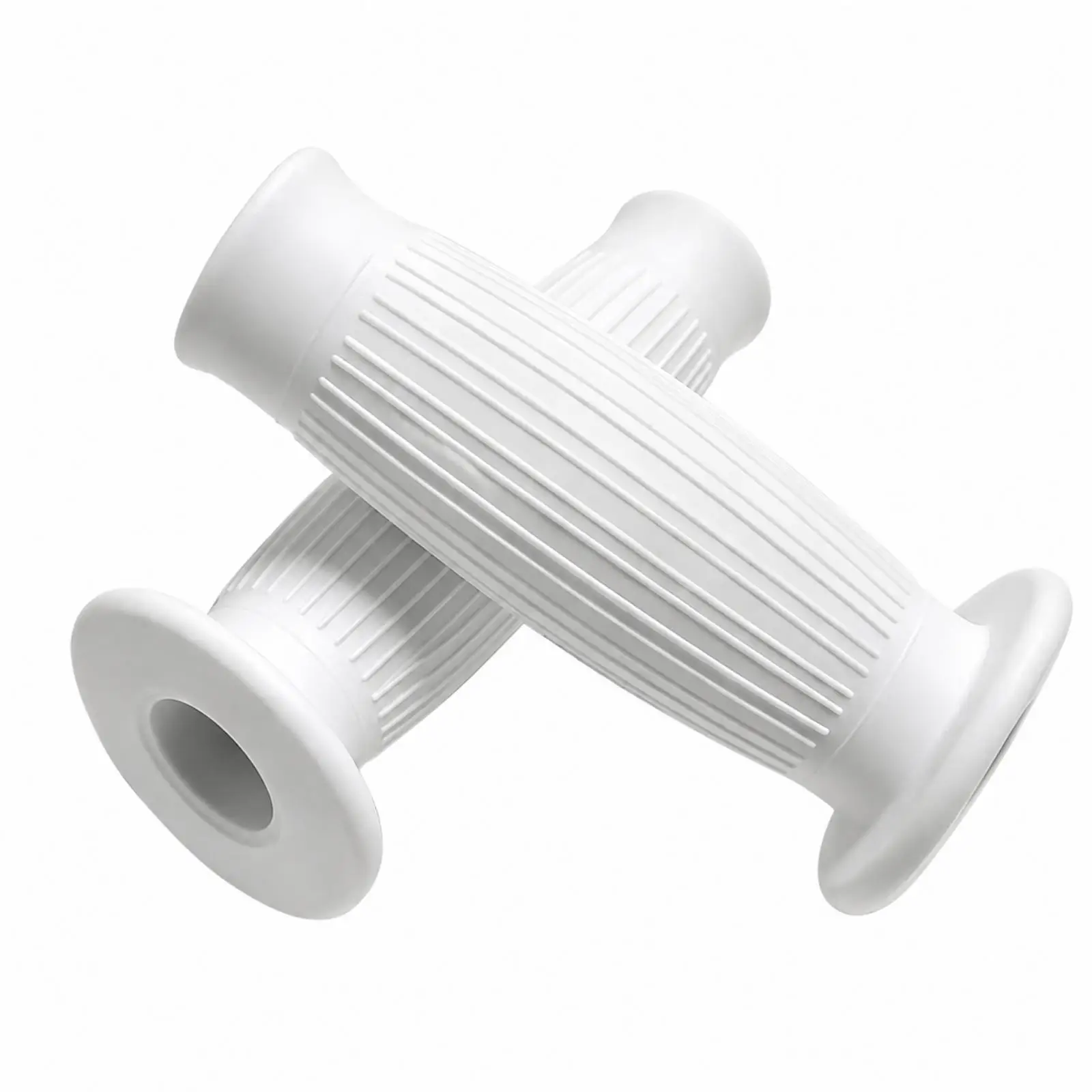 Universal Motorcycle Handlebar Grips TPR Soft Touch Flared End Cushioned Comfort Grip for Standard 22mm