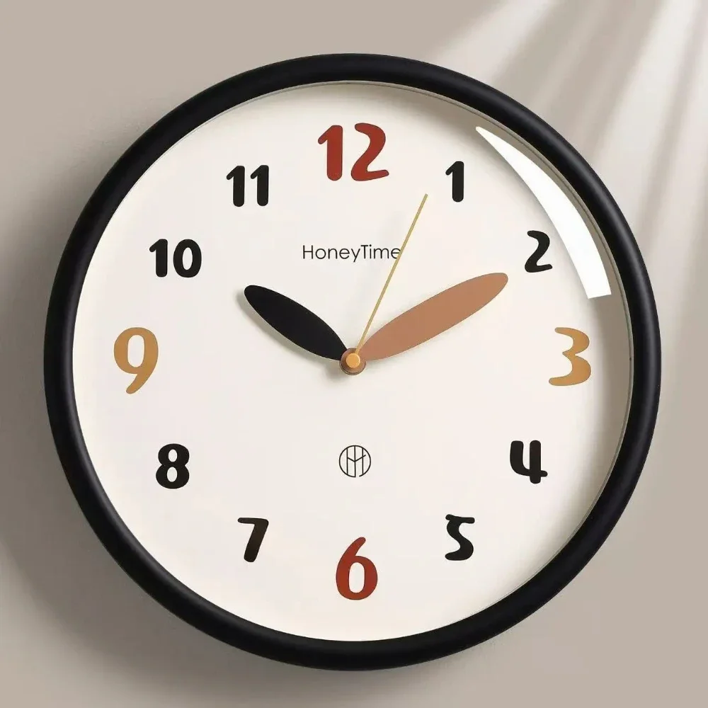 Simple Wall Clock Modern Quartz Clock Creative Home Decoration Living Room Bedroom Dining Room Silent Fashion 12 Inch Wall Watch