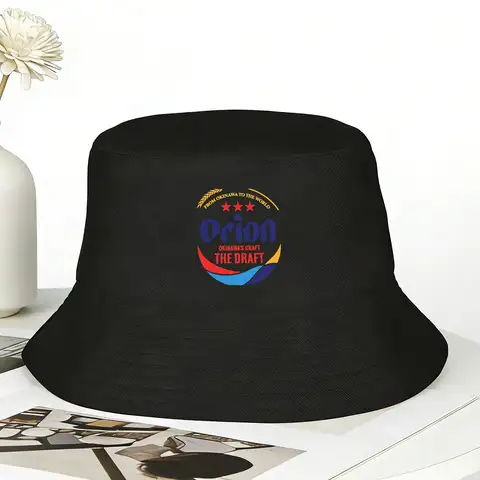 Orion Okinawa Beer Bucket Hat  Streetwear Fisherman Caps Personality Beach Travel Visor Hats For Unisex Trendy Design Cap