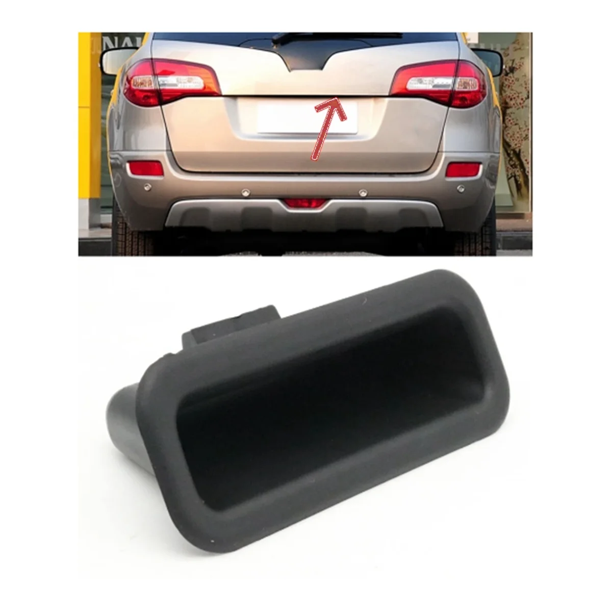 Car Tailgate Trunk Handle 90940-JY00A for Renault Koleos HY MK1 2007-2016 Tailgate Close Open Cover