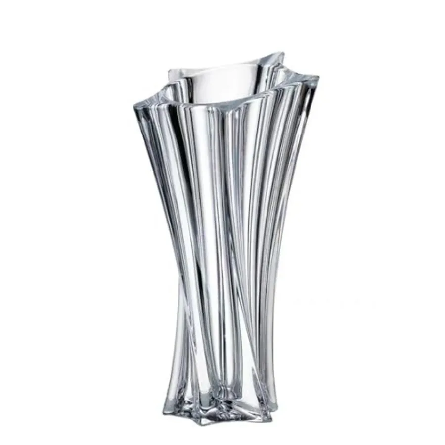 

Crystal Glass Vase Heavy Crystal Vase for Flowers with Weighted Bottom, Thick Durable Decorative Vases for Modern Home Decor, 9