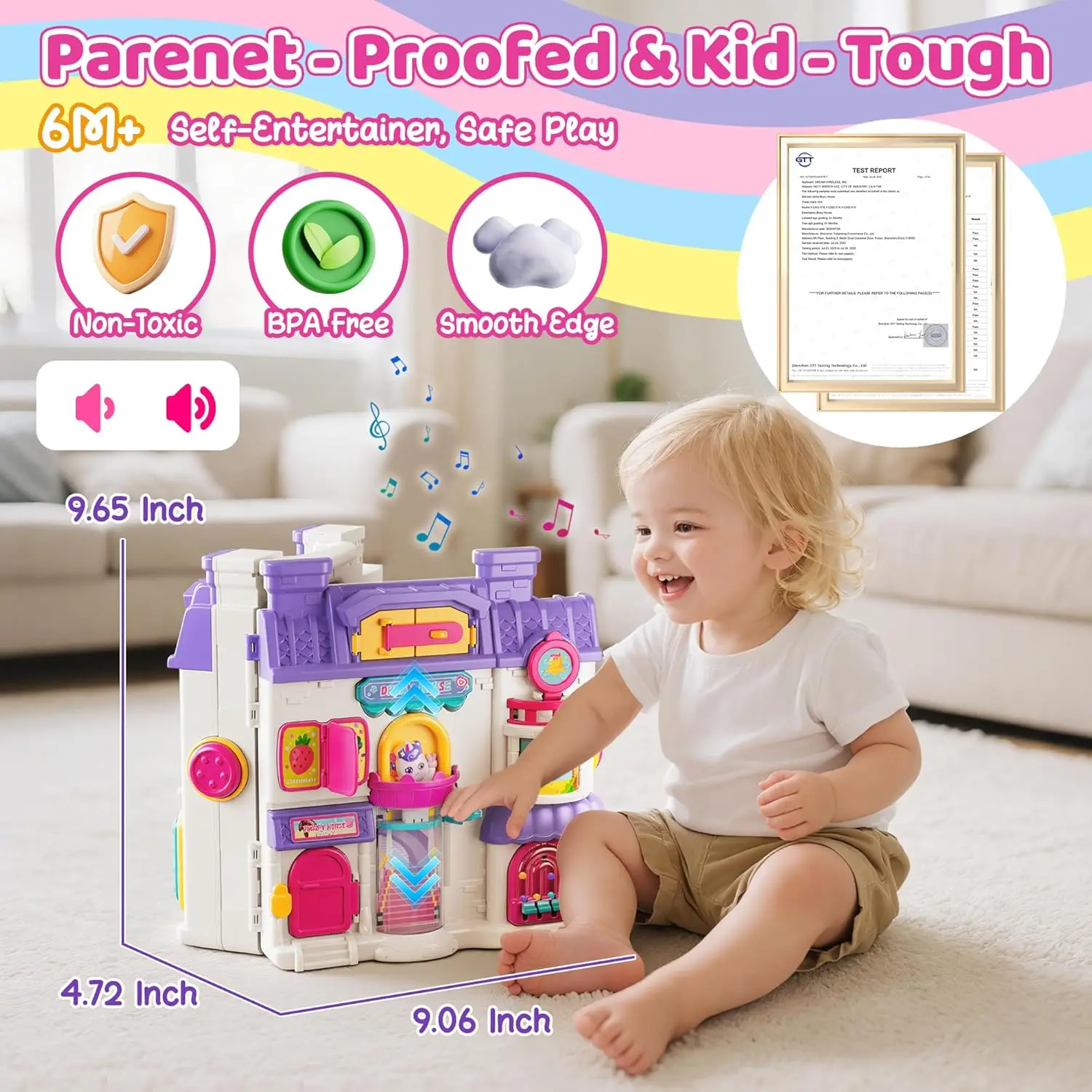 Juguetes Montessori para niños de 1 año, más de 56 actividades, casa, juguete de aprendizaje para niños pequeños de 1, 2 y 3 años, regalos de primer cumpleaños para niñas y niños