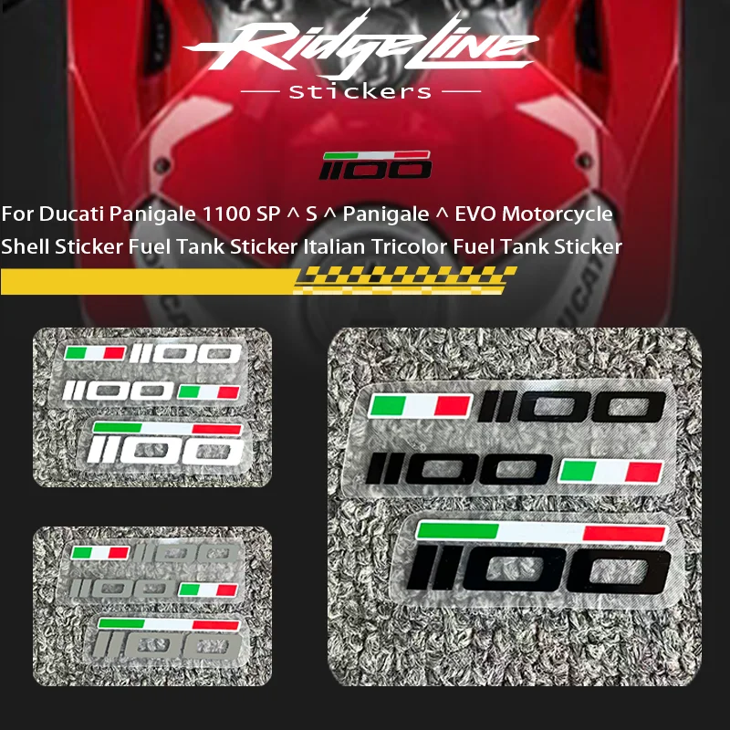 

For Ducati Panigale 1100 SP ^ S ^ Panigale ^ EVO Motorcycle Shell Sticker Fuel Tank Sticker Italian Tricolor Fuel Tank Sticker