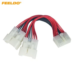 FEELDO Car Audio Radio 12pin Male To Female Plug Wire Harness Adapter For Suzuki Wagon R Audio CD Wiring Connector