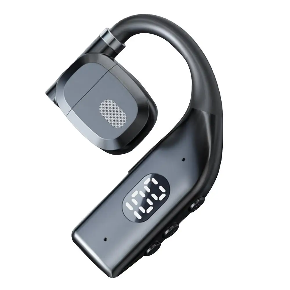 Nouveaux écouteurs simples longue veille casque d'affaires étanche Mono casque appel extérieur BT5.3 écouteurs sans fil