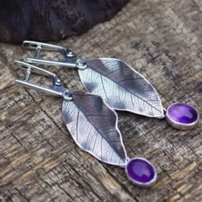 Retro Fashion Contracted Bohemian New Exaggerated Simple Geometric Metal Earrings Women's Party Jewelry Accessories