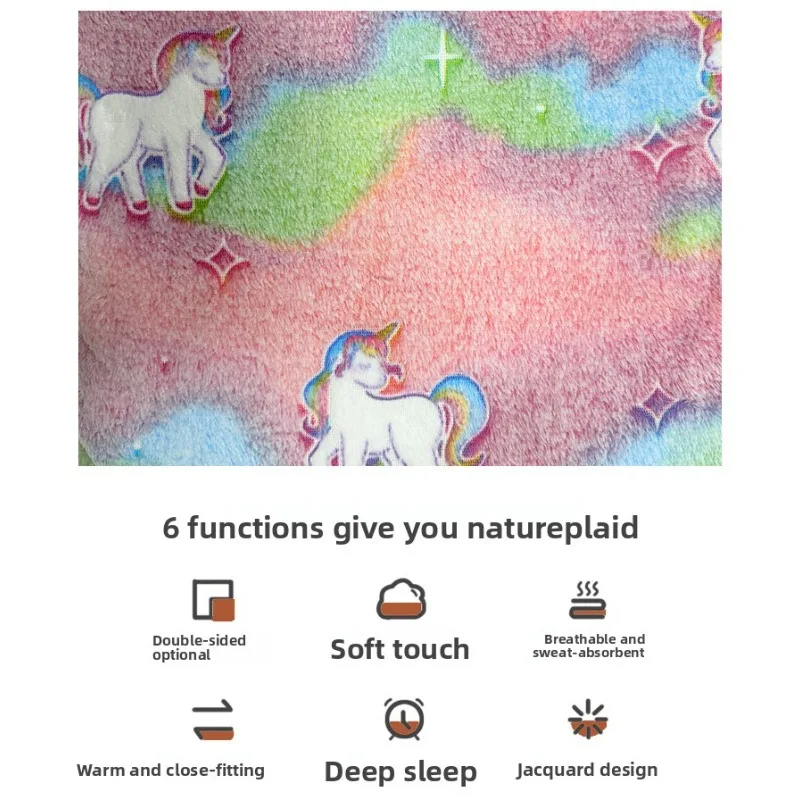 ليلة توهج انعكاس الصوف بطانية أفخم رمي مكتب النوم حجم واحد الكرتون نمط تكييف الهواء الأريكة أريكة الراحة الدافئة