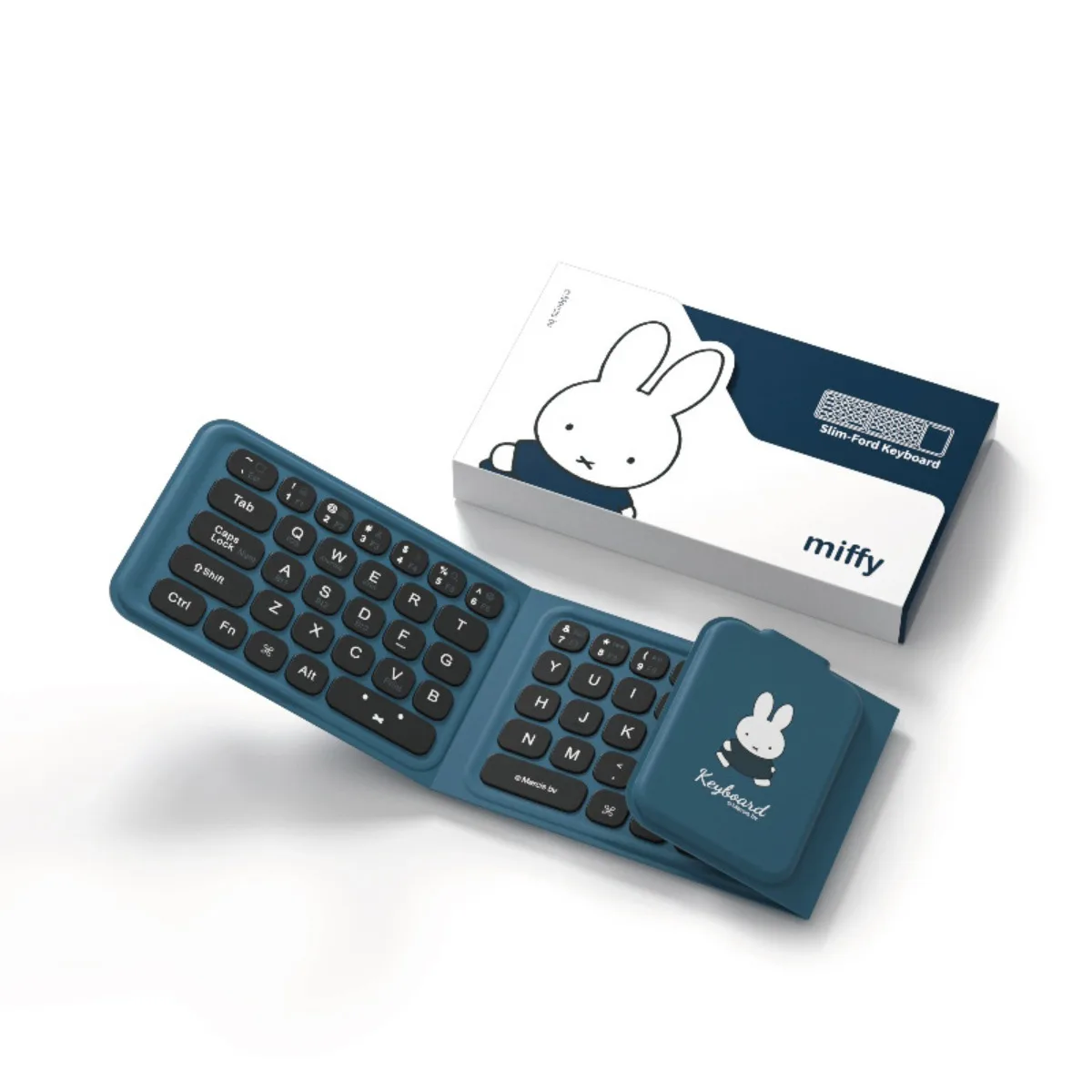 Kawaii Miffy Three-Fold Wireless Bluetooth Keyboard Miffy Foldable Keyboard view 4