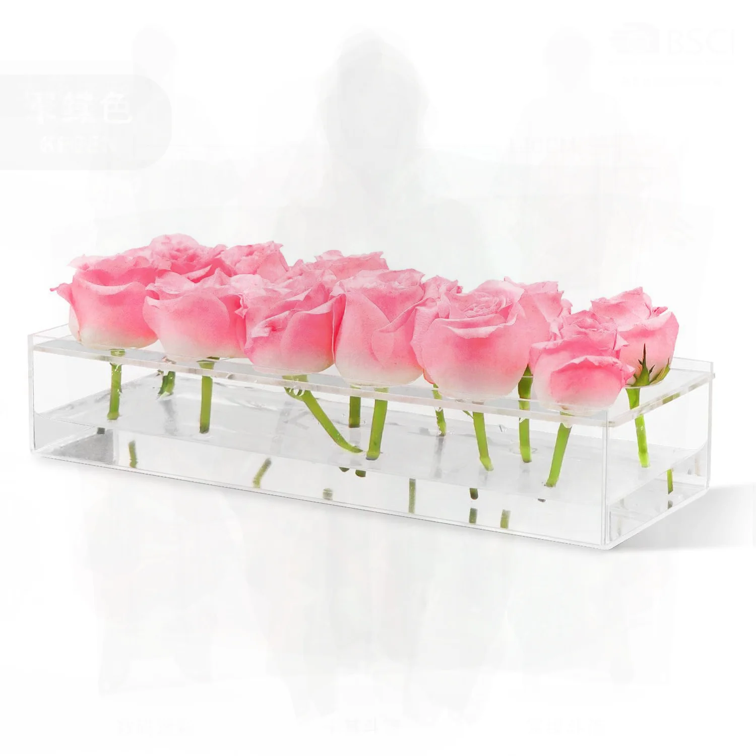 

Прозрачная акриловая подставка для цветов, гидропонный горшок, прямоугольная скандинавская креативная ваза, украшение для дома, ручная работа, сращивание различных размеров