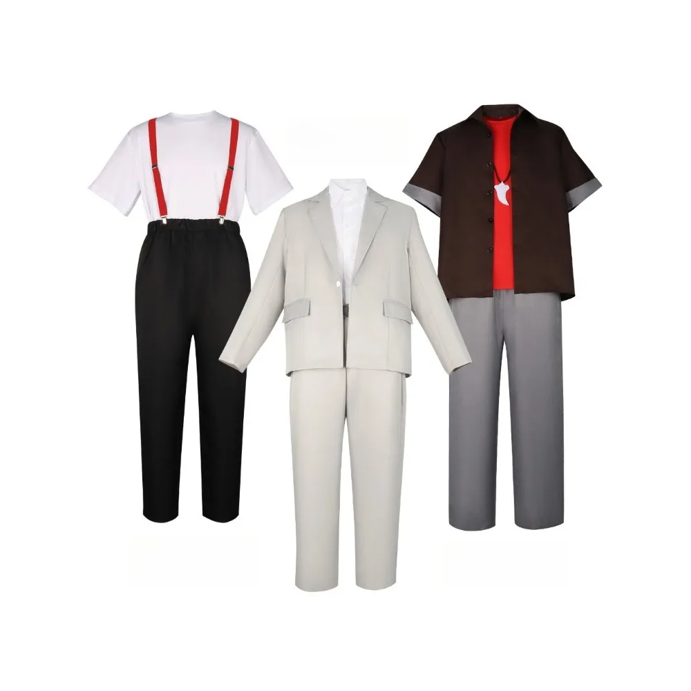

Anime The Bad Guys Cosplay Costume Halloween Party Uniforms for Kids Long Sleeve T-shirt Pants Outfit Role-playing Suits
