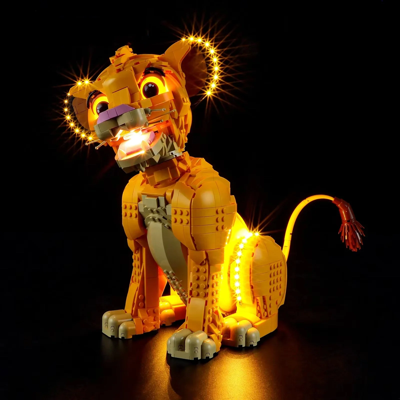 

(Blocks not included) 5V LED Lighting For 43247 Young Simba The Lion King Decorative lights Light Up your Building Blocks