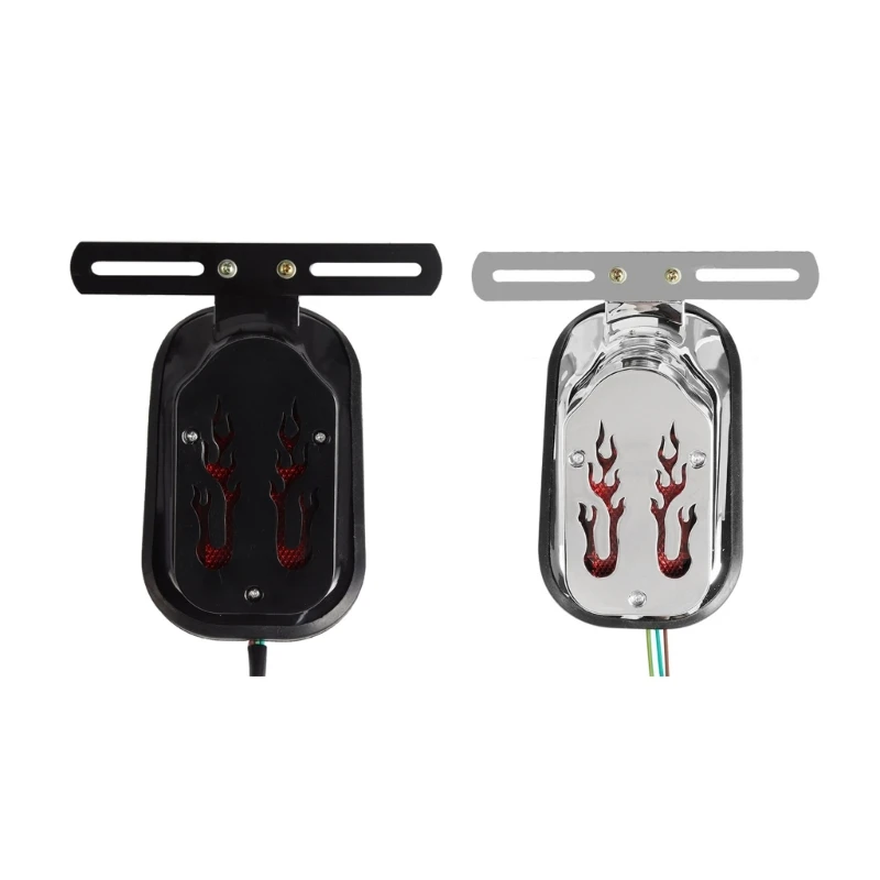 High Brightness Waterproof Motorcycle LED Tail Light Brake Turn Signals, Low Energy Consumption for Ecofriendly Riders